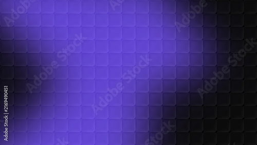 Obraz na płótnie Gradient cubic glass pattern background in dark purple and black