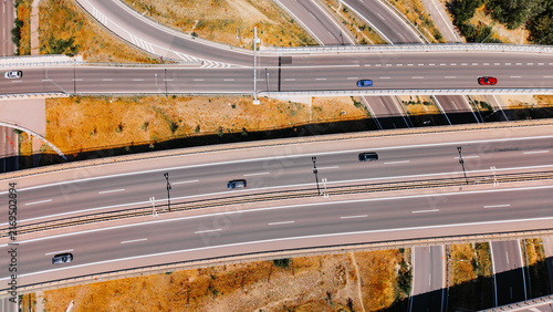 Photography Traffic on highway interchange during daylight hours
