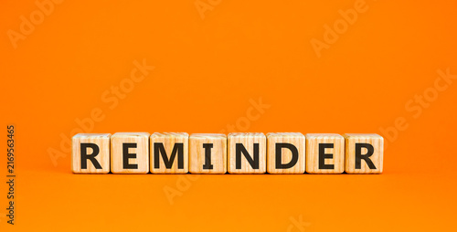 Photography Reminder word symbol