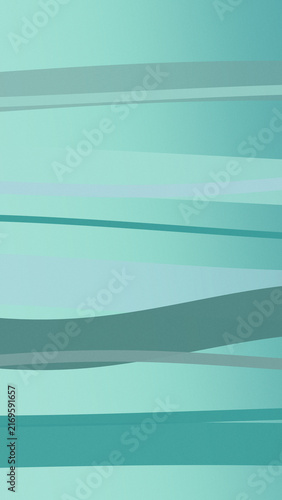 Gentle horizontal curves and translucent bands sweep across a cool turquoise field, creating a peaceful minimalist background for wellness, technology, or presentation use.
