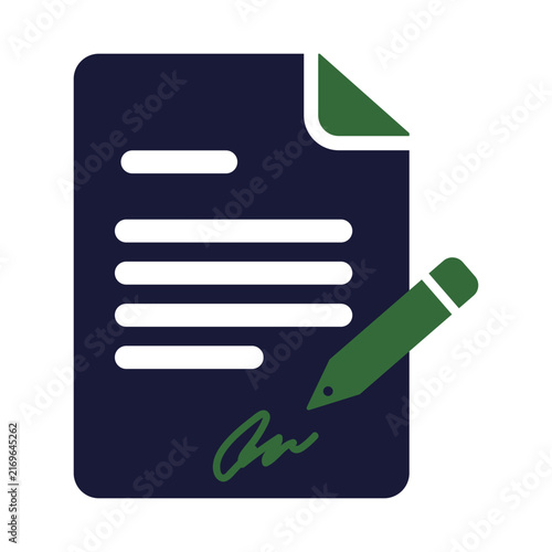 Document Signing Icon