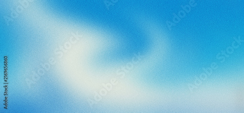 Canvastavla Abstract blue gradient background with soft white light streak and subtle grain