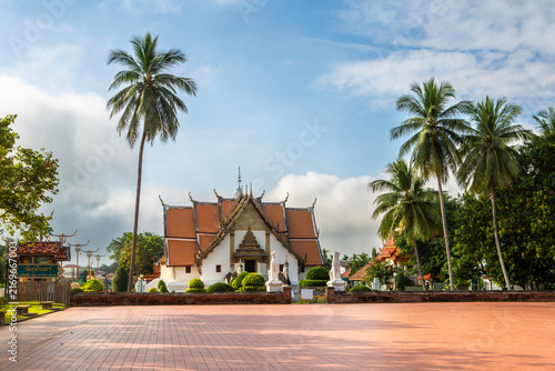 Fotografie Wat Phumin Buddhist temple  one of the most famous tourist attraction in Nan Province, North of Thailand