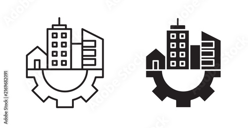 infrastructure growth icon
