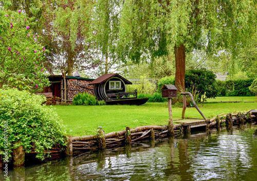 Canvastavla Kahnfahrt im Spreewald