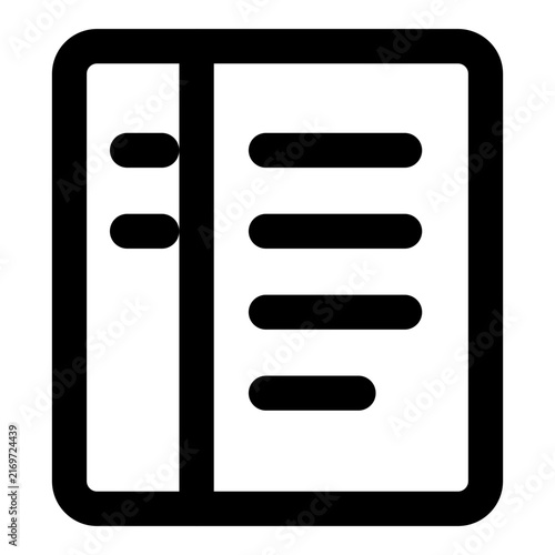 Foto Financial ledger book icon
