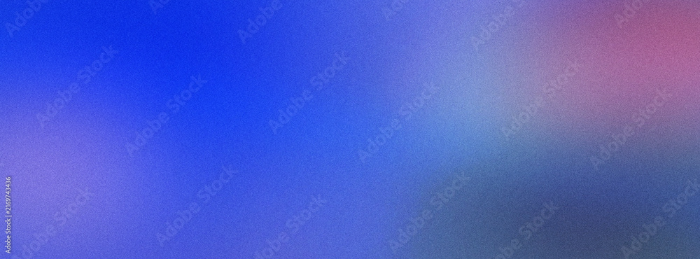 Fototapeta premium Deep blue abstract gradient background with subtle noise and pinkish hue.