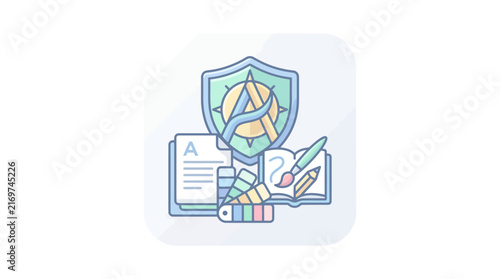 Graphic Design and Brand Identity Vector Illustration