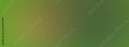 Canvas Print Olive green and gold grainy gradient banner with a fine noise texture for earthy natural designs