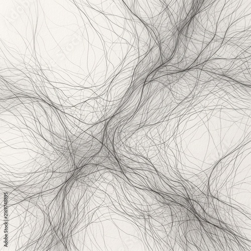Abstract neuron network illustration with lines