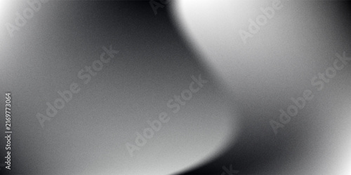 Black dark gray silver white wave abstract background for design. Light wave, wavy line. Ombre gradient. Noise rough grungy grain brushed metal metallic effect.eps10