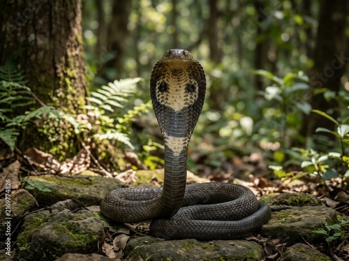 Cobra snake forest