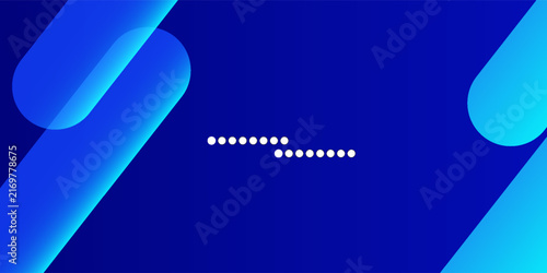 Modern graphic element with background Abstract geometric shapes. Gradient Dynamic abstract composition Vector illustration. Design element for web banners, posters, blue and white