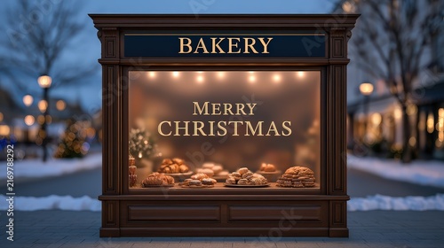 Christmas Bakery Display