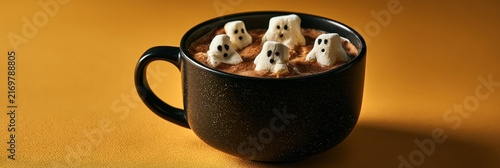 Halloween-themed Hot Chocolate in a Mug