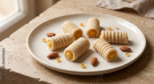 Traditional Spanish Huesos de Santo Marzipan Pastry Collection