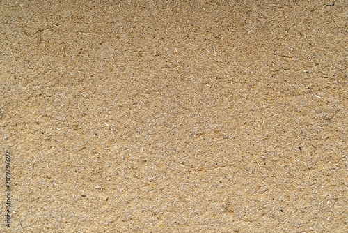 Fine Beige Gravel Ground Texture in a Japanese Garden