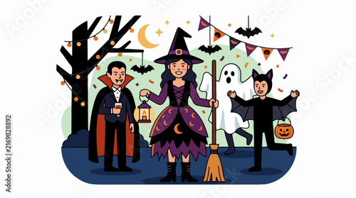 Halloween costumes for kids and adults party fun