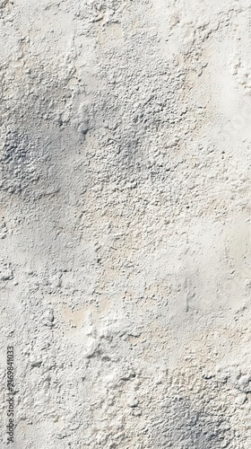 White Textured Plaster Concrete Wall Background Surface