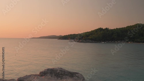 Armenistis beach Halkidiki Greece, Mediterranean Sea, summer holiday vacation in Europe