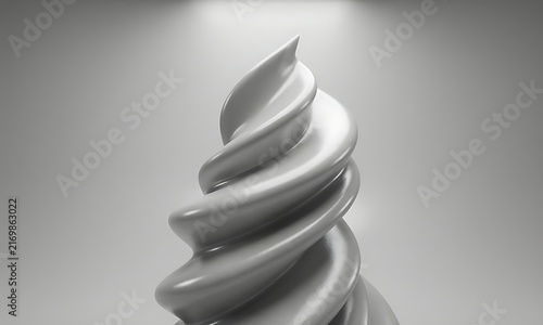 black and white spiral