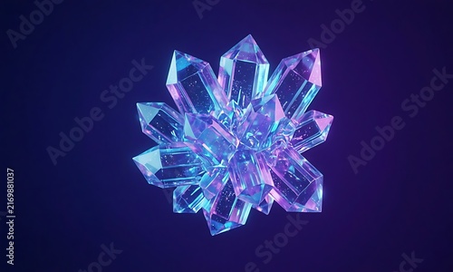 snowflake on black background