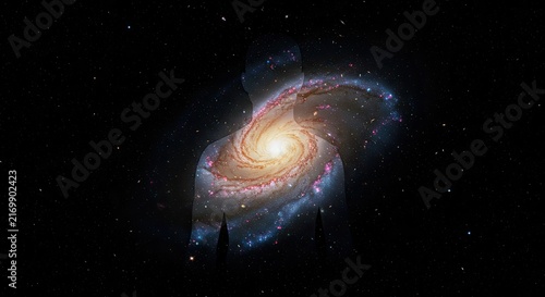 Spiral Galaxy in Deep Space Exploration.