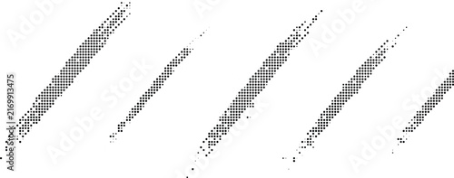 Black and white halftone dot pattern vector background with circular gradient texture