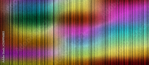 A vibrant abstract background with colorful vertical lines and a textured effect