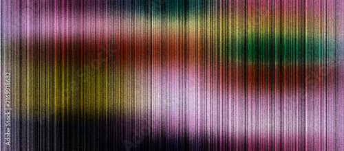 A vibrant abstract artwork featuring colorful vertical lines and gradient effects