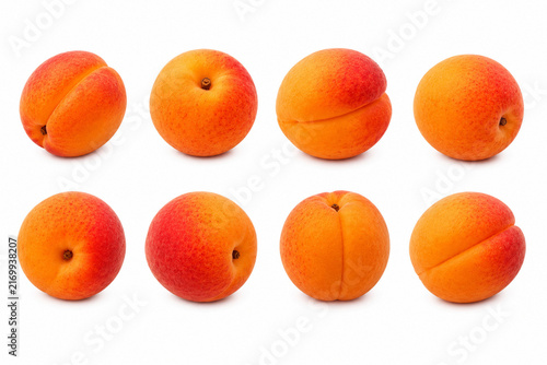 fruits isolated on white