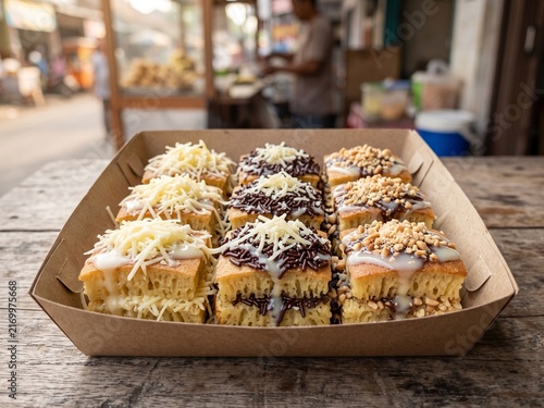 Indonesian Mini Martabak, Assorted Sweet Filled Pancake Bites
