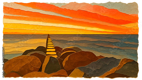 Sonnenaufgang am Meer