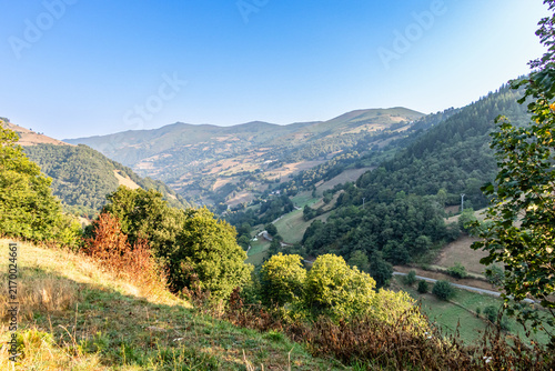 Landscape of the port of Leitariegos in Asturias, Spain, during the month of August 2026
