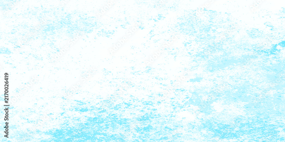 Fototapeta premium Light blue watercolor texture background with soft white edges