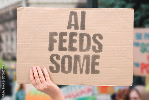 Konstfotografi "AI feeds some" Machine prioritizes certain regions over others