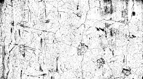 Foto Rough concrete wall texture overlay isolated on transparent background for dark