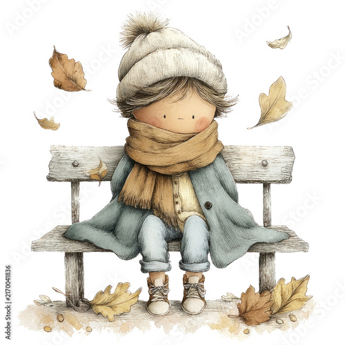 little girl with a toy