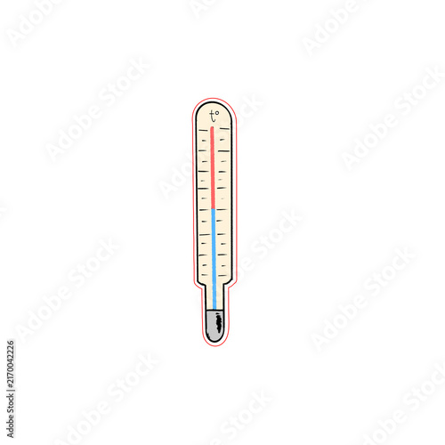 thermometer isolated on white background