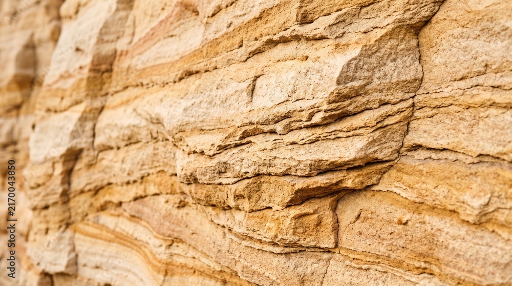 Fototapeta premium Stone texture background rock surface design wall beige natural pattern