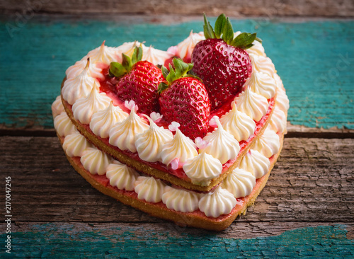 Pastel de fresa