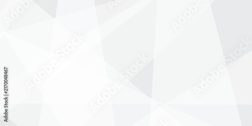 Abstract Light Grey Polygonal Low Poly Geometric Background .
