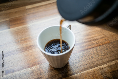 French press coffee making 6