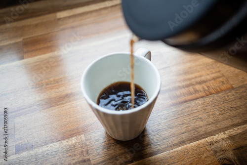 French press coffee making 5