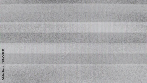 Motion graphics overlay of vintage analog TV static noise with horizontal rolling scan lines and monochrome CRT screen interference glitch