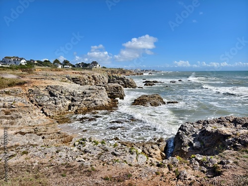 Atlantic coast in Brittany