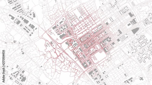 Urban Road Network 3D Animation for Traffic and City Planning