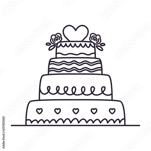 Obraz na płótnie Wedding Cake