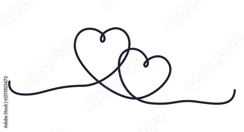 Obraz na płótnie Wedding Heart Strings