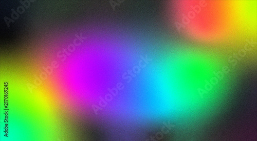 Foto Vibrant Neon Gradient Background with Grainy Texture and Soft Light Effects